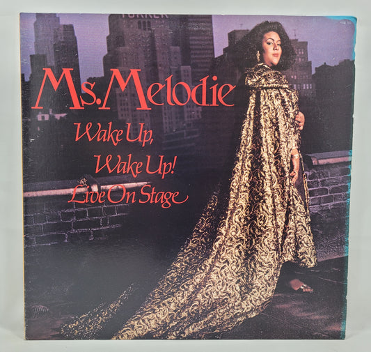 Ms. Melodie - Wake Up, Wake Up! / Live on Stage [1989 Used Vinyl Record 12" Single]