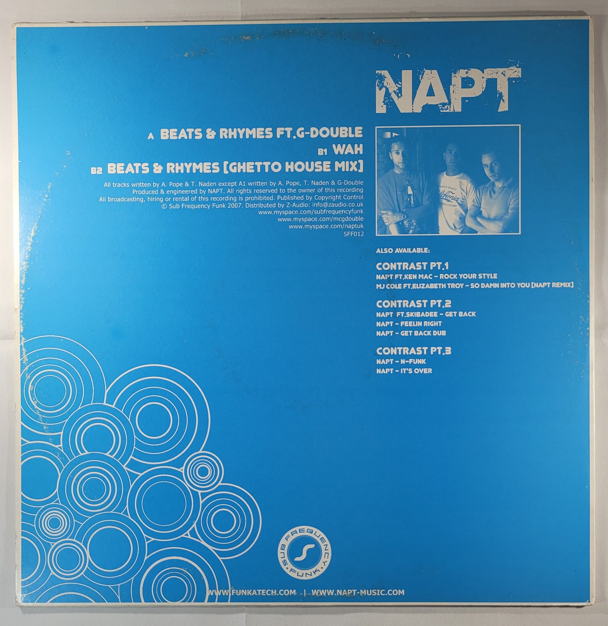 NAPT - Contrast Part 4 of 4 [2007 Used Vinyl Record 12" Single]