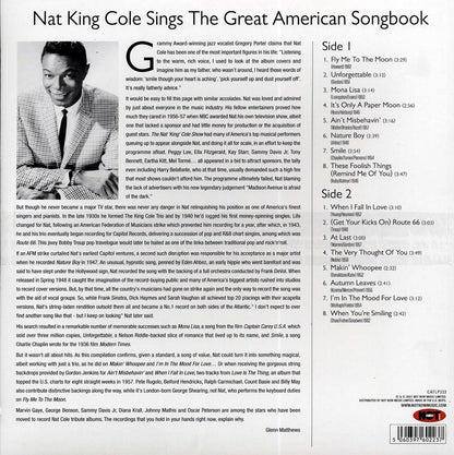 Nat King Cole - Sings the Great American Songbook [2021 Compilation 180G] [New Vinyl Record]