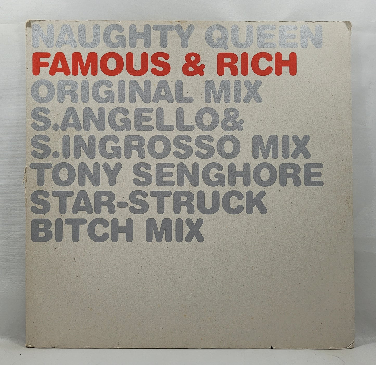 Naughty Queen - Famous & Rich [2005 Used Vinyl Record 12" Single]