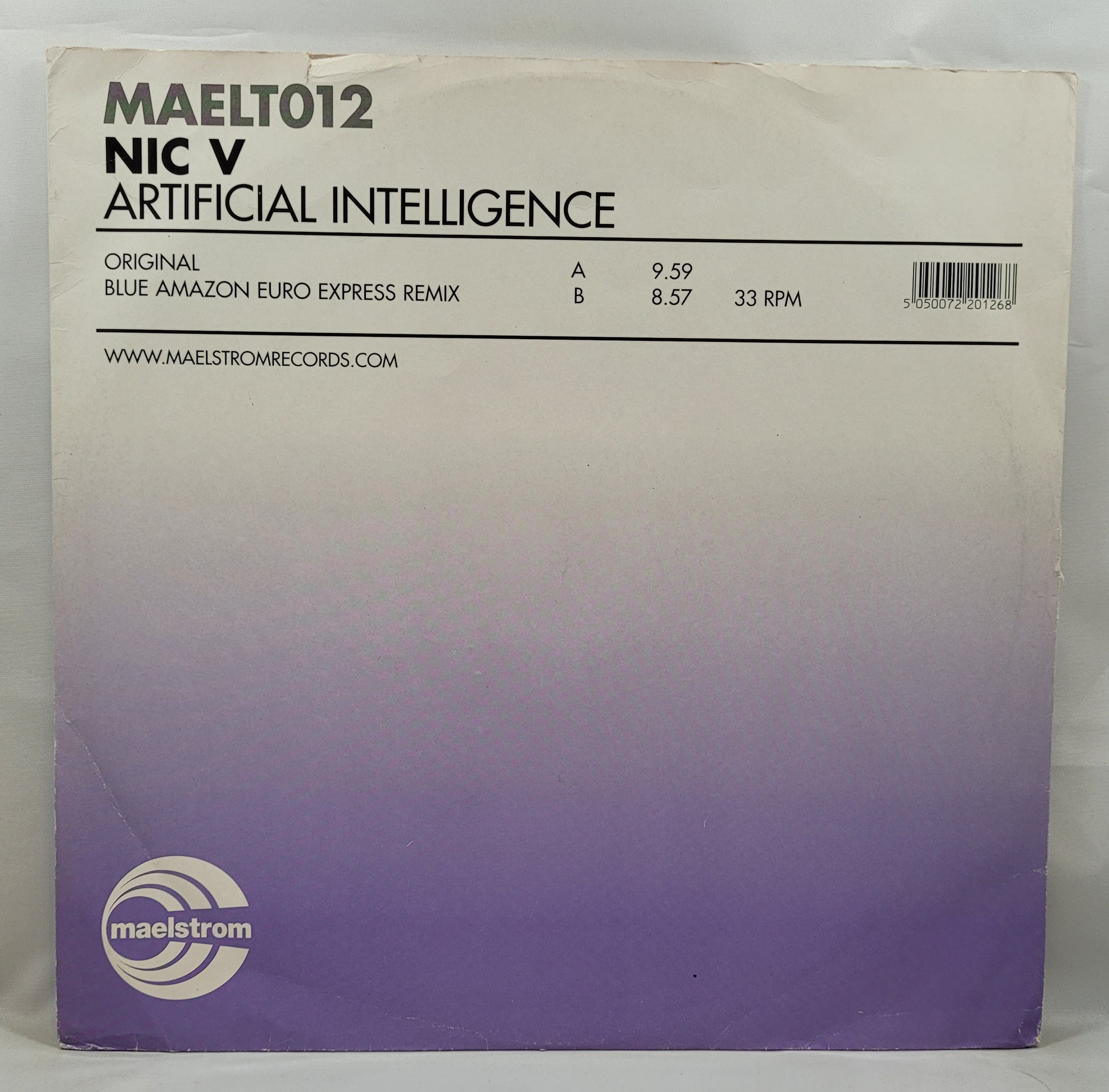 Nic V - Artificial Intelligence [2002 Used Vinyl Record 12" Single]