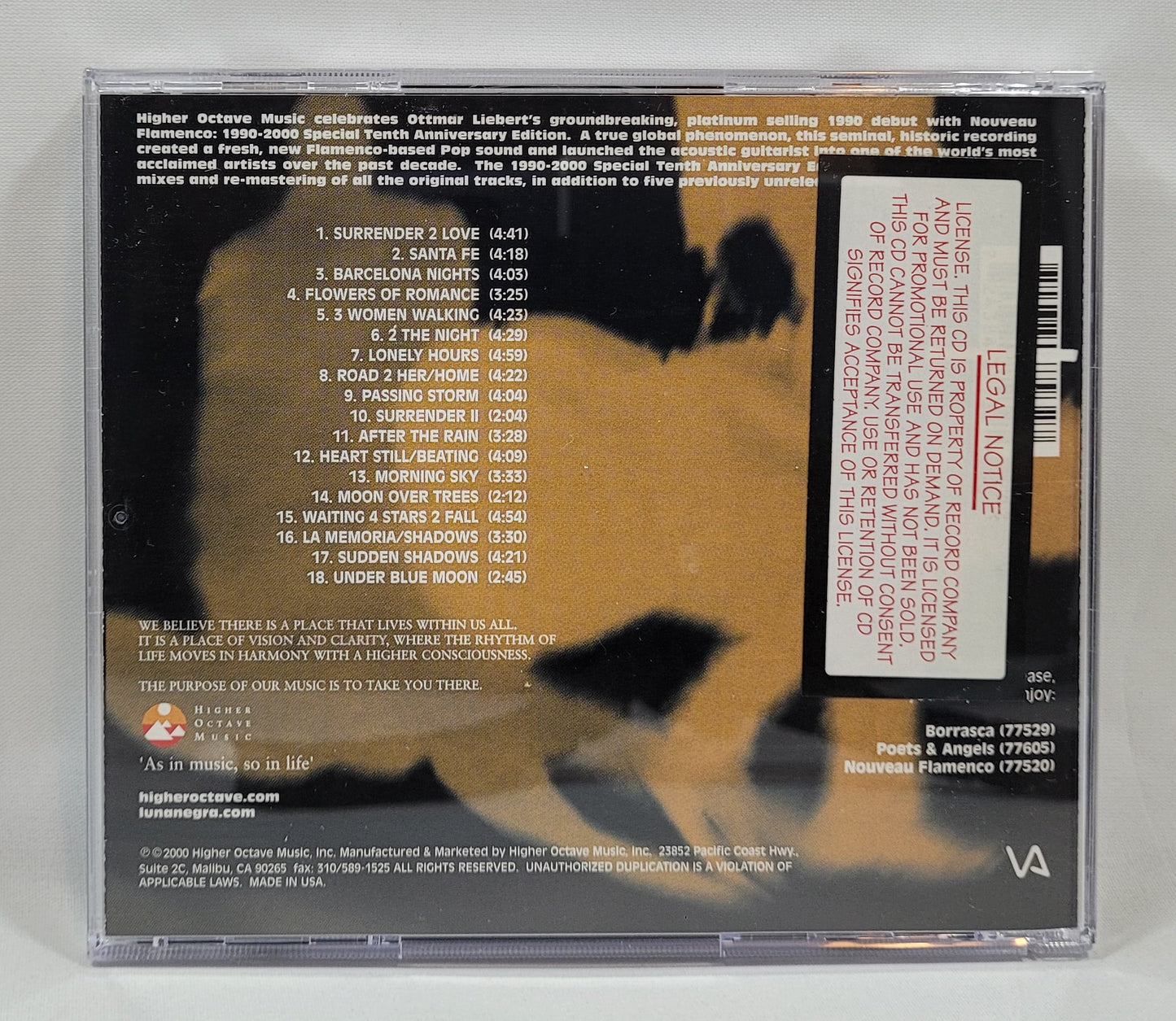 Ottmar Liebert - Nouveau Flamenco [2000 Promo] [Used CD]