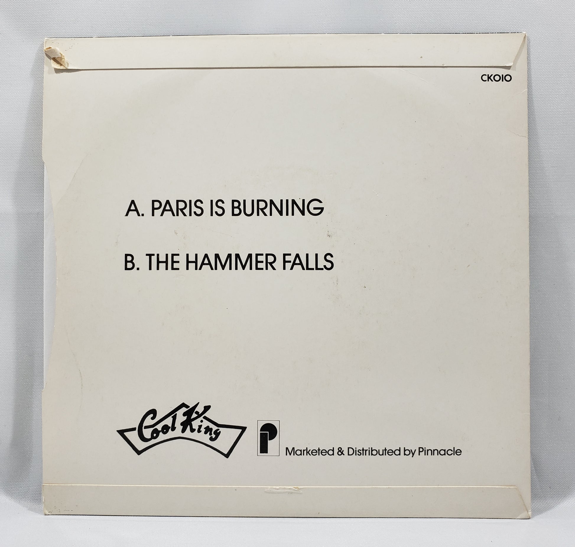 Pallas - Paris is Burning / The Hammer Falls [1983 Used Vinyl Record 7" Single]