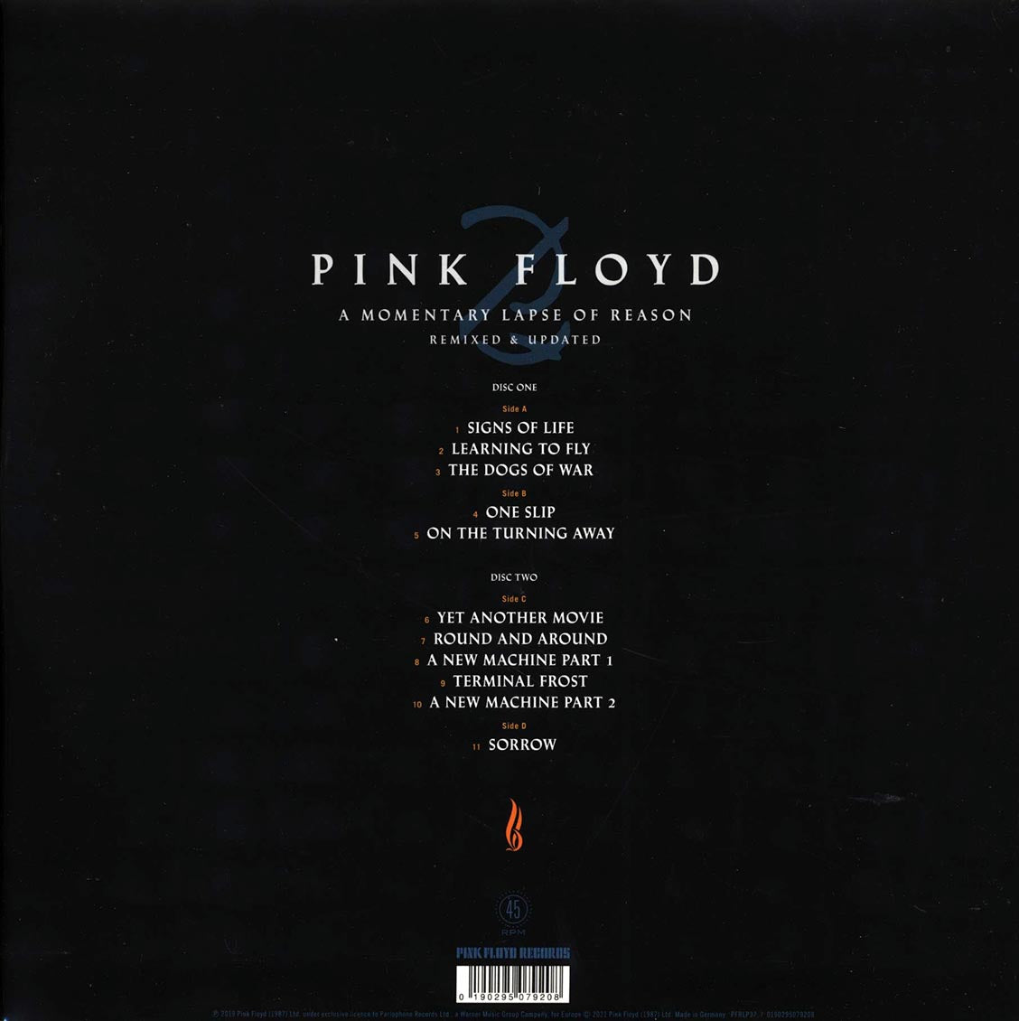 Pink Floyd - A Momentary Lapse of Reason (Remixed & Updated) [2021 Remastered 45RPM] [New Double Vinyl Record LP]