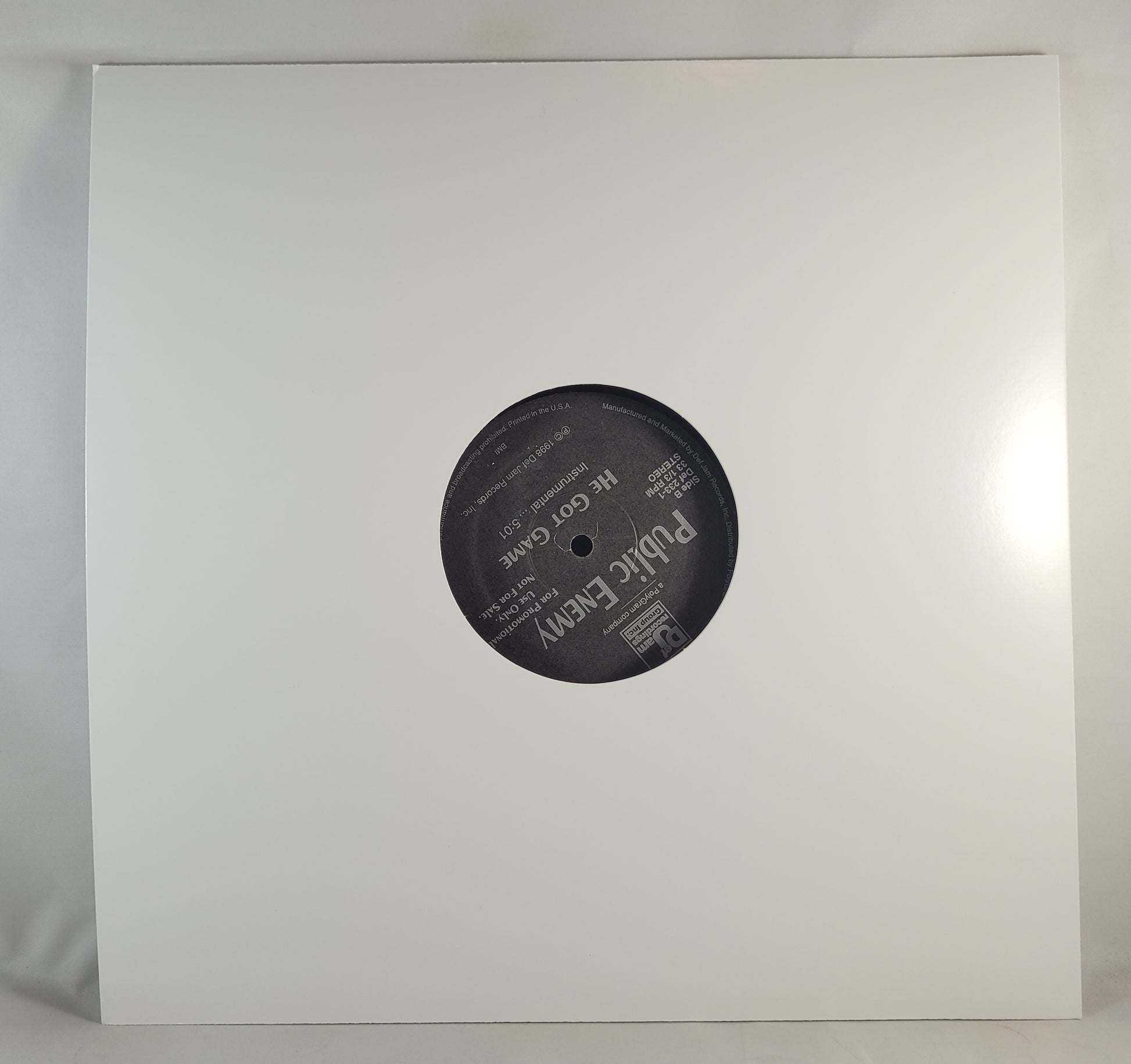 Public Enemy - He Got Game [1998 Promo] [Used Vinyl Record 12" Single]