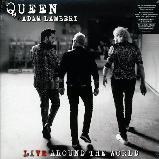 Queen + Adam Lambert - Live Around the World [2020 Half Speed Mastering] [New Double Vinyl Record LP]