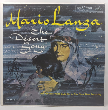 Mario Lanza - The Desert Song [1960 Mono Indianapolis] [Used Vinyl Record LP]