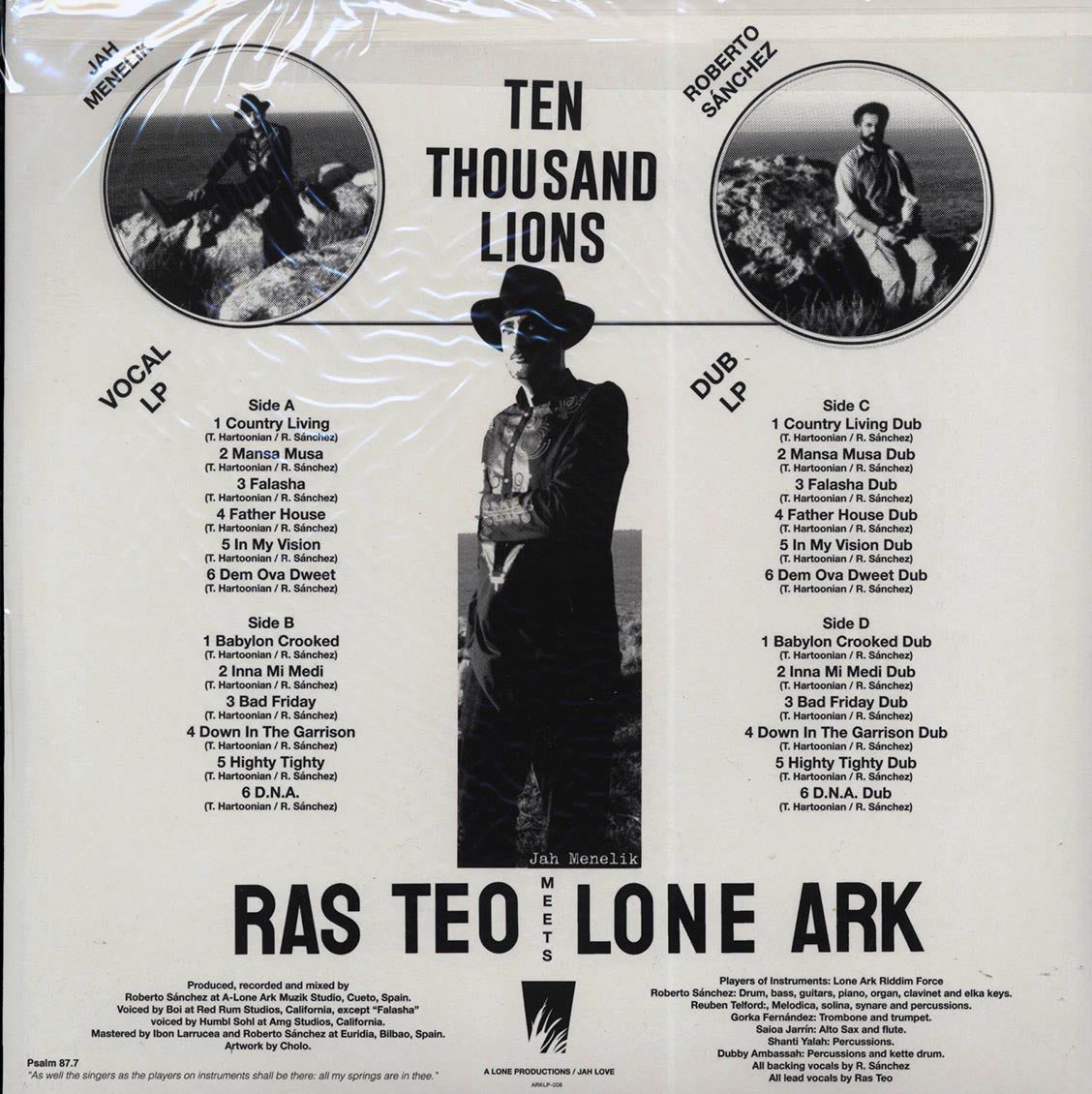 Ras Teo Meets Lone Ark - Ten Thousand Lions [2019 New Double Vinyl Record LP]