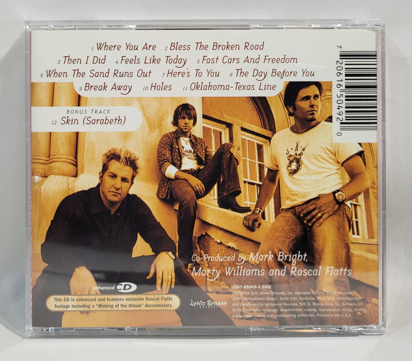 Rascal Flatts - Feels Like Today [2004 Enhanced] [Used CD]