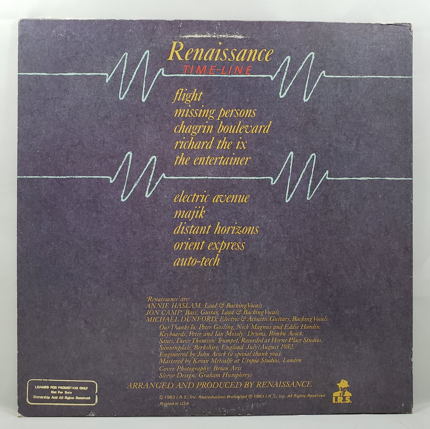 Renaissance - Time-Line [1983 Promo] [Used Vinyl Record LP]