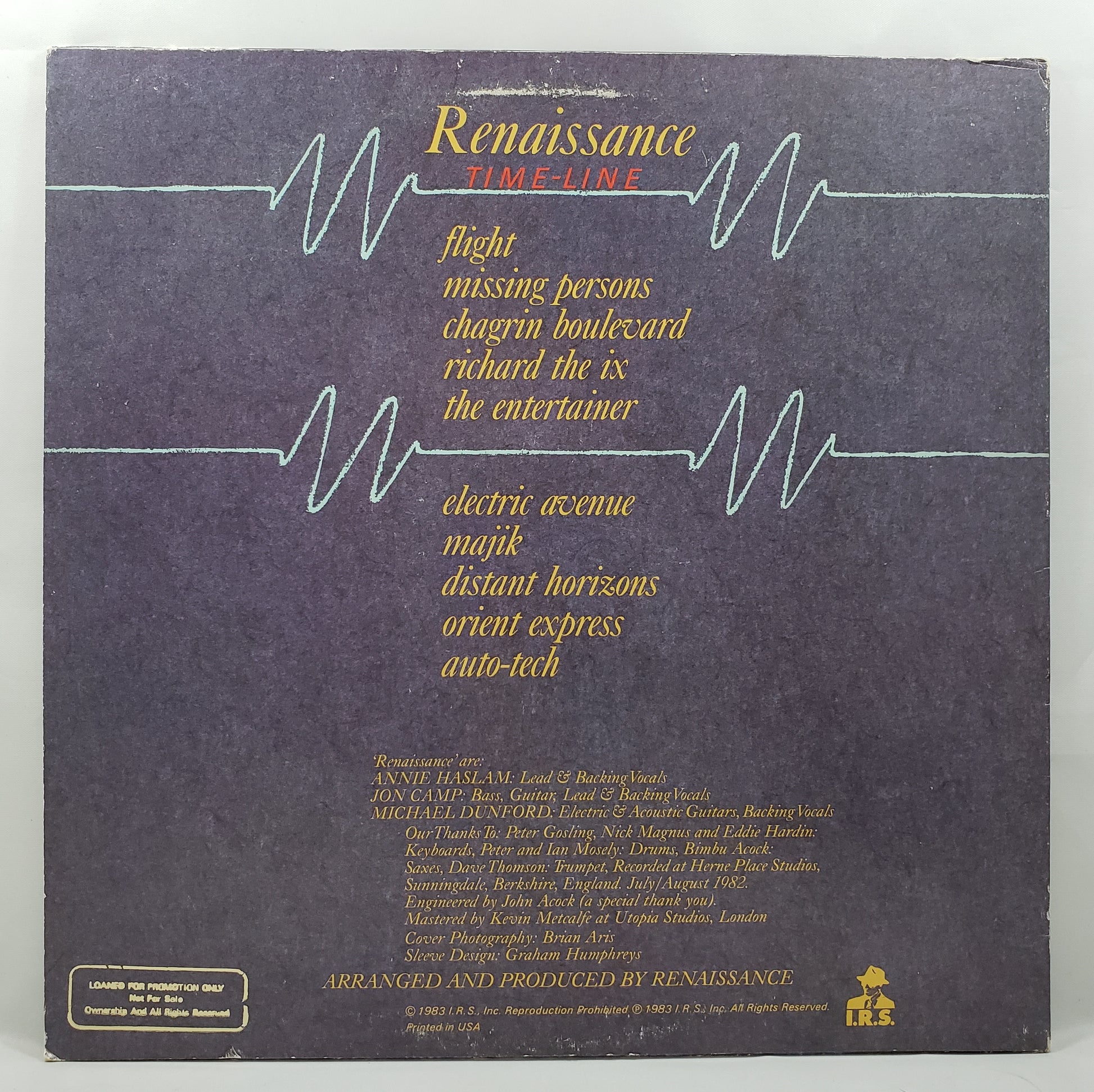 Renaissance - Time-Line [1983 Promo] [Used Vinyl Record LP]