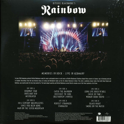 Richie Blackmore's Rainbow - Memories in Rock - Live in Germany [2020 Reissue 180G Color] [New Triple Vinyl Record LP]
