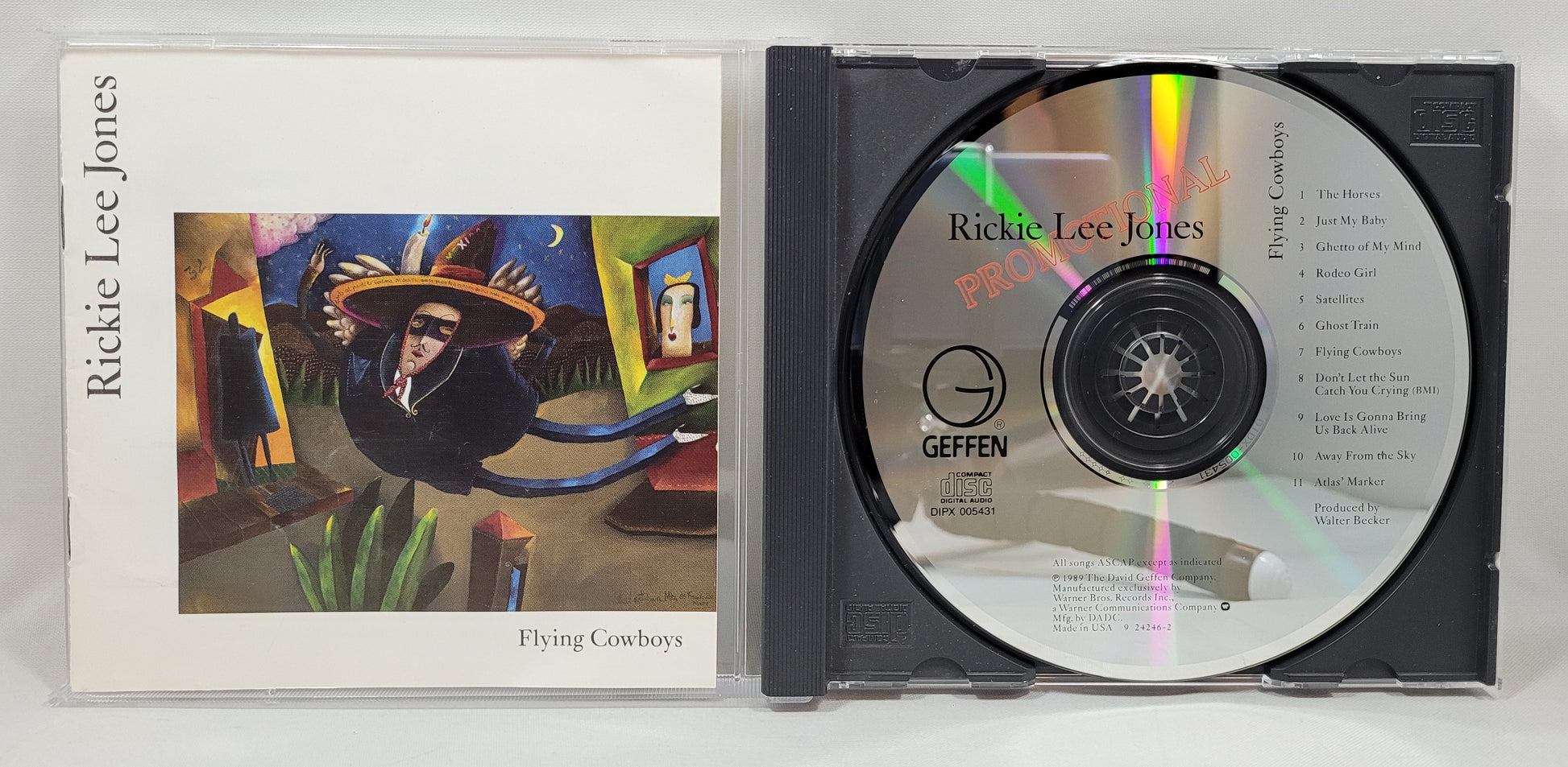 Rickie Lee Jones - Flying Cowboys [1989 Promo] [Used CD]