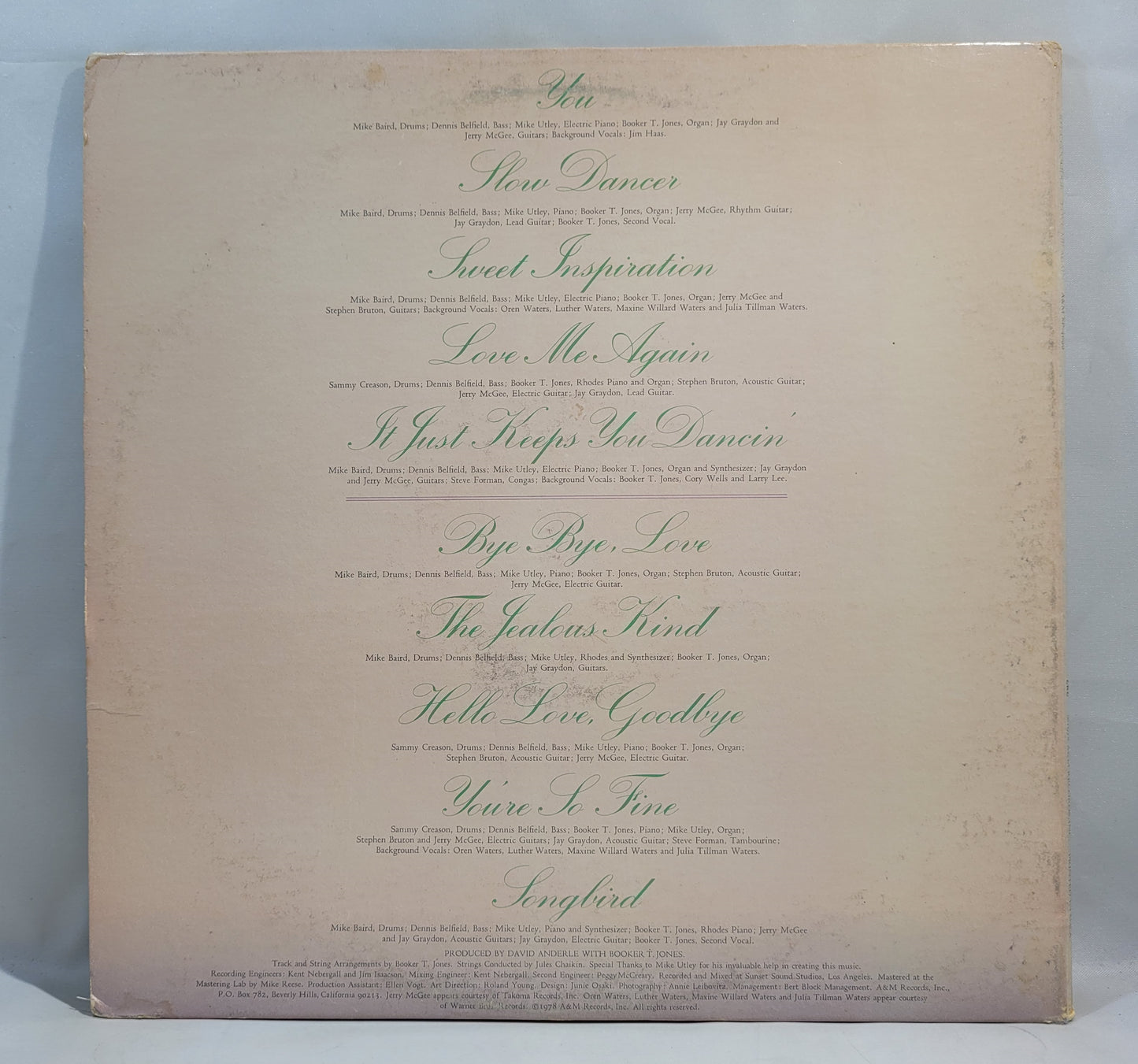 Rita Coolidge - Love Me Again [Vinyl Record LP]