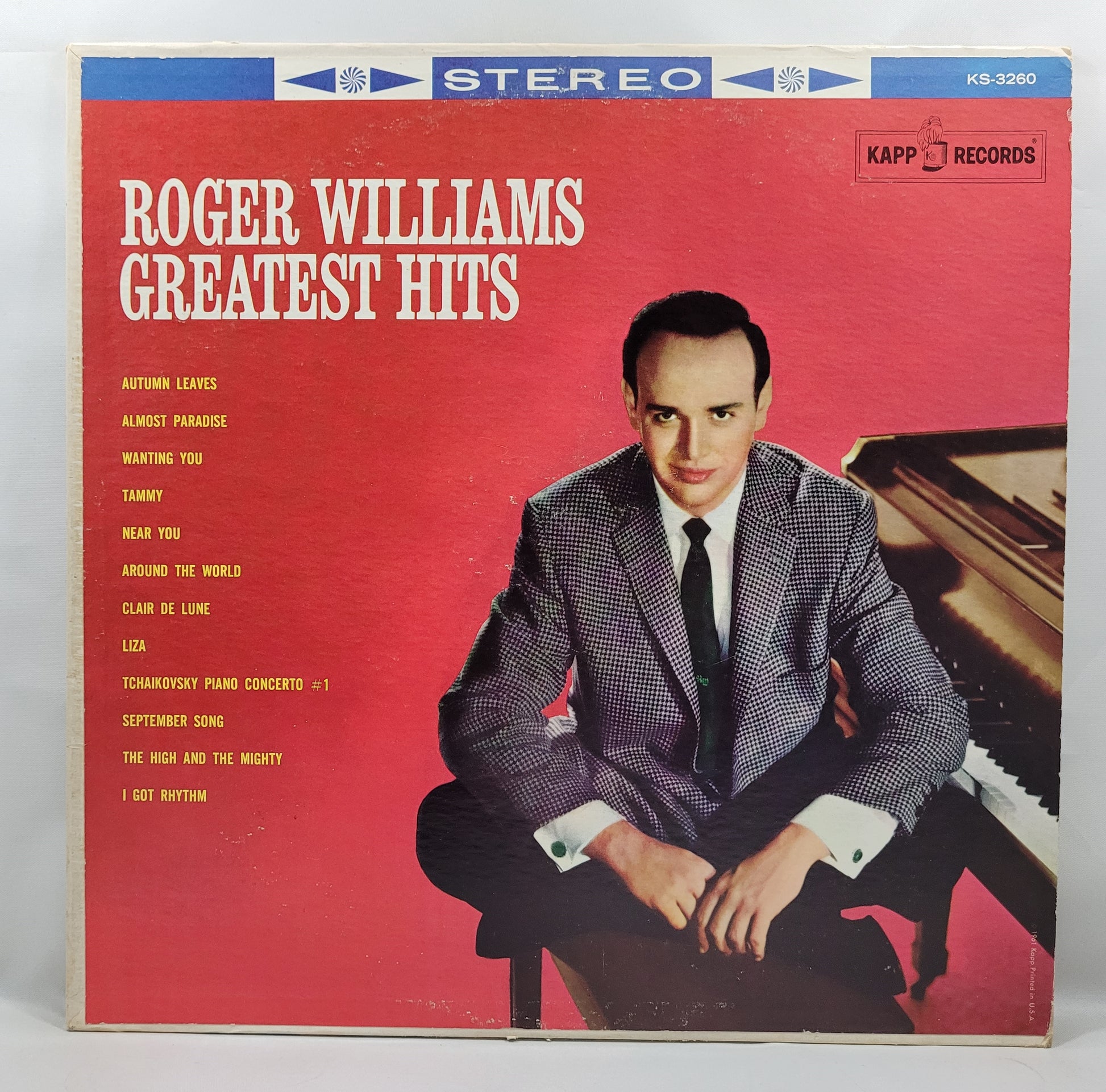 Roger Williams - Greatest Hits [1961 Compilation] [Used Vinyl Record LP]