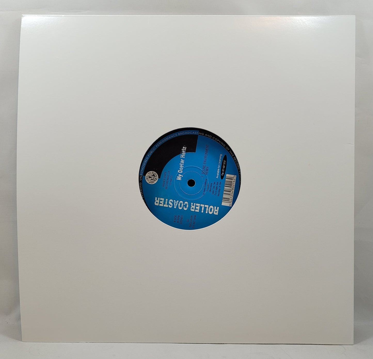 Roller Coaster - My Geetar Hertz [1994 Used Vinyl Record 12" Single]