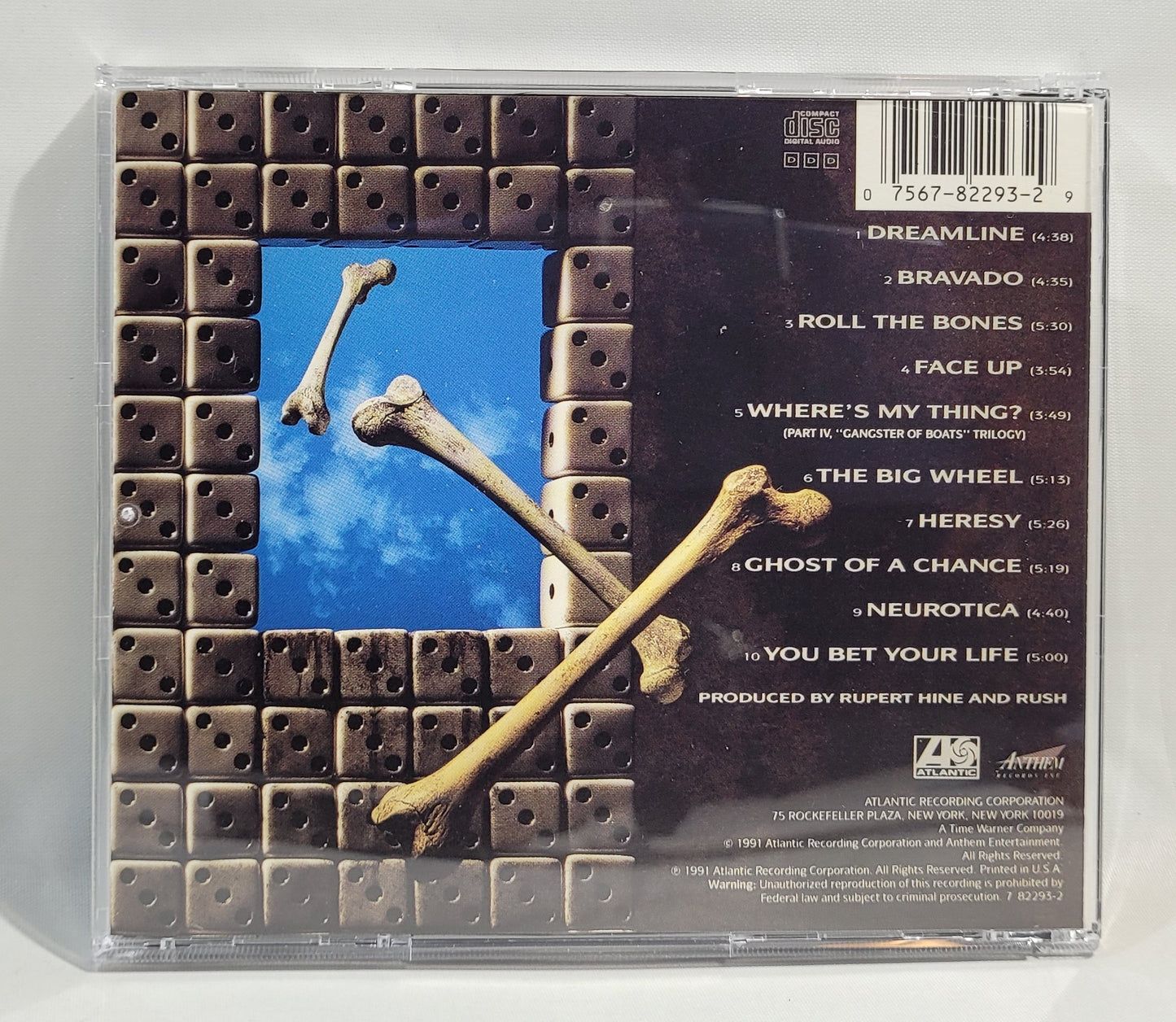 Rush - Roll the Bones [CD] [C]