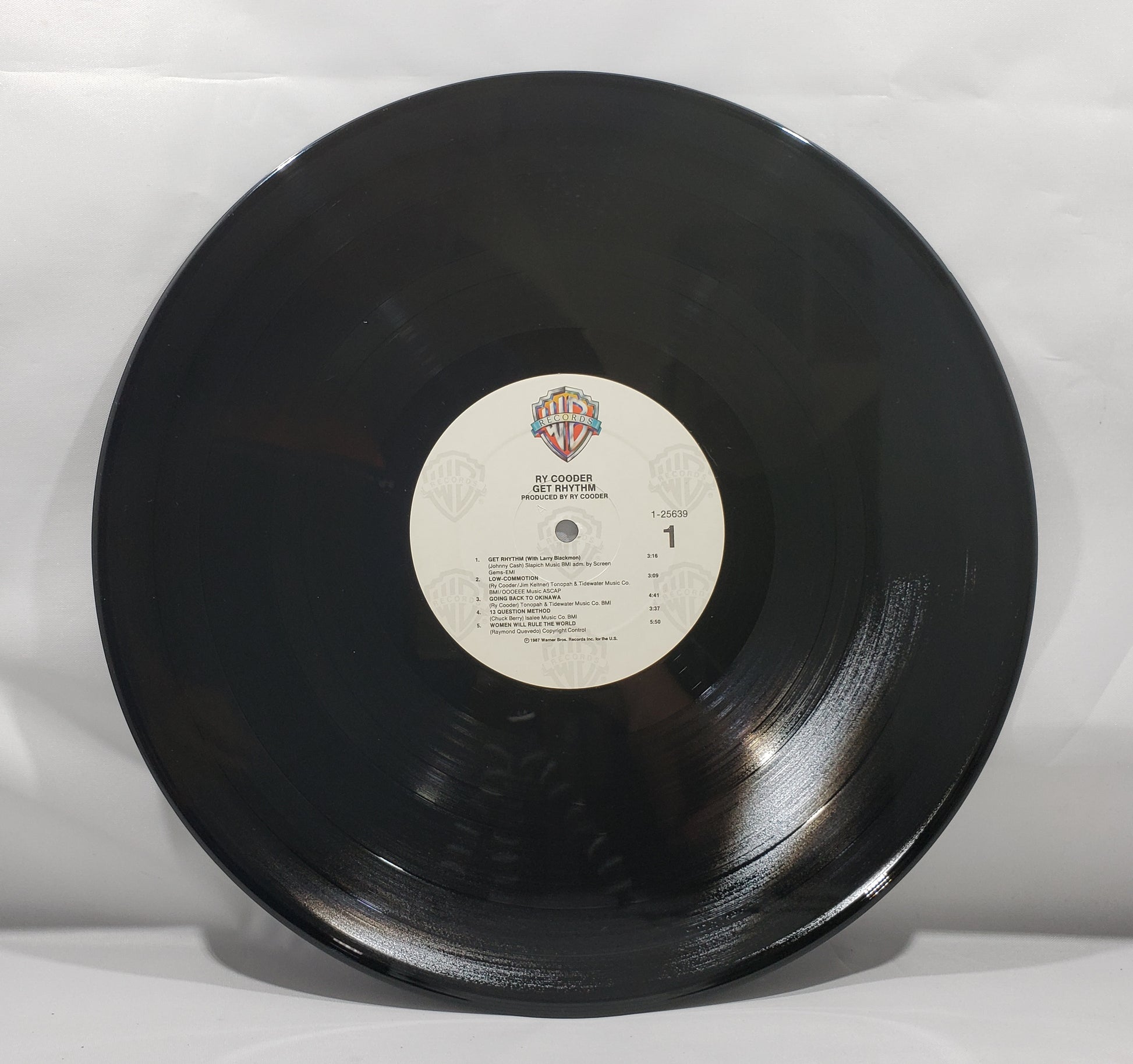 Ry Cooder - Get Rhythm [1987 Used Vinyl Record LP]