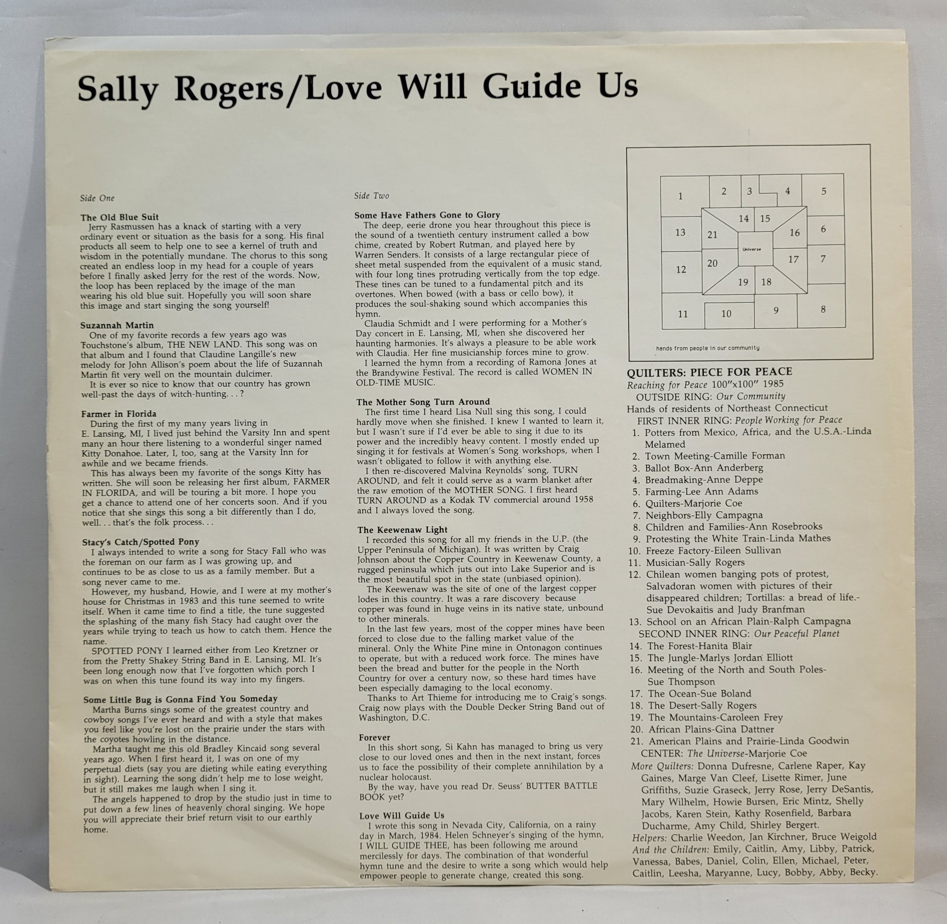 Sally Rogers - Love Will Guide Us [1985 Used Vinyl Record LP]