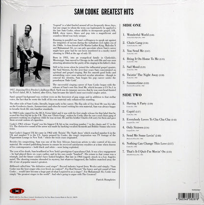 Sam Cooke - Greatest Hits [2020 180G Color Compilation] [New Vinyl Record LP]