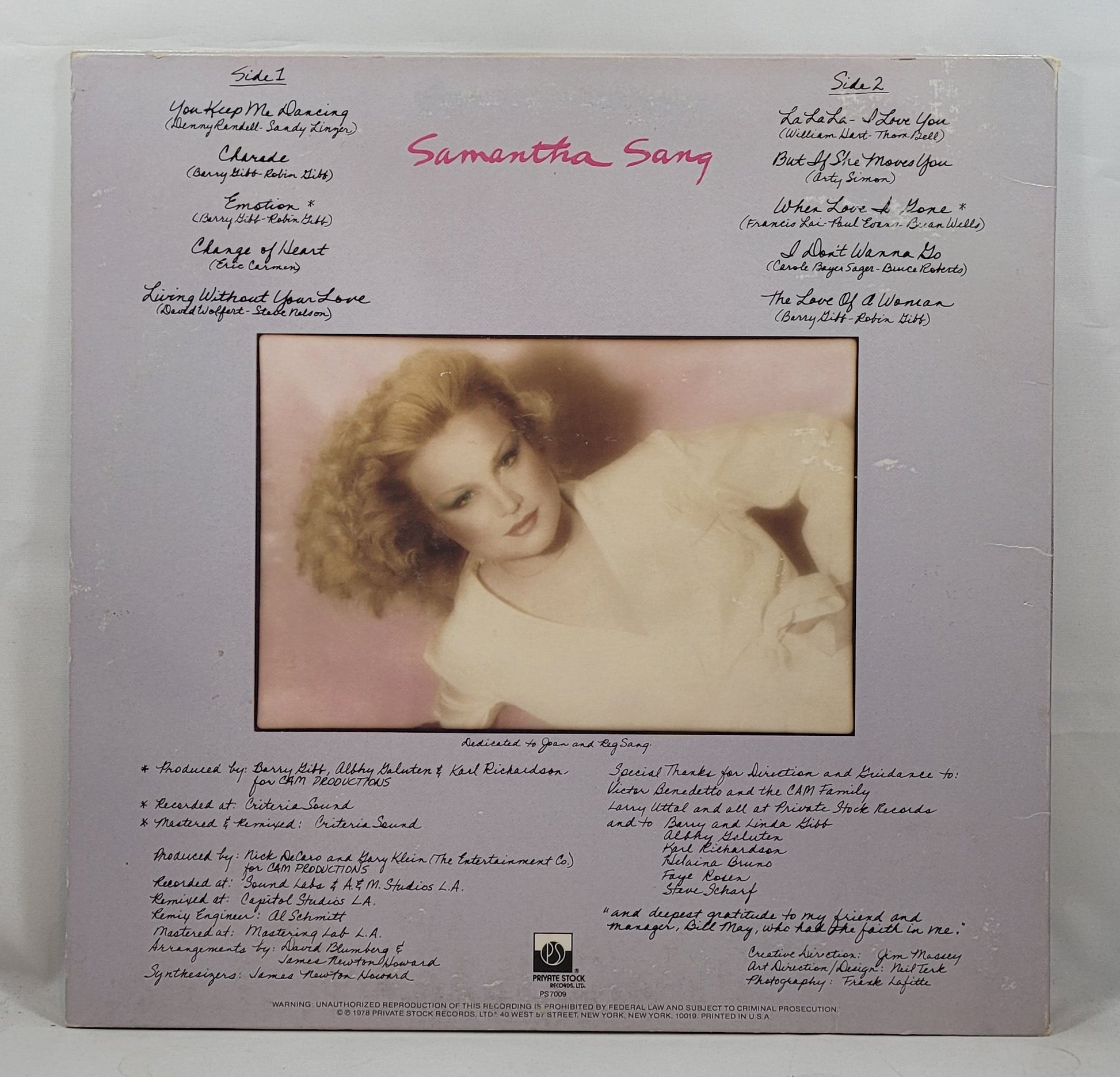 Samantha Sang - Emotion [1978 Richmond Pressing] [Used Vinyl Record LP] [B]