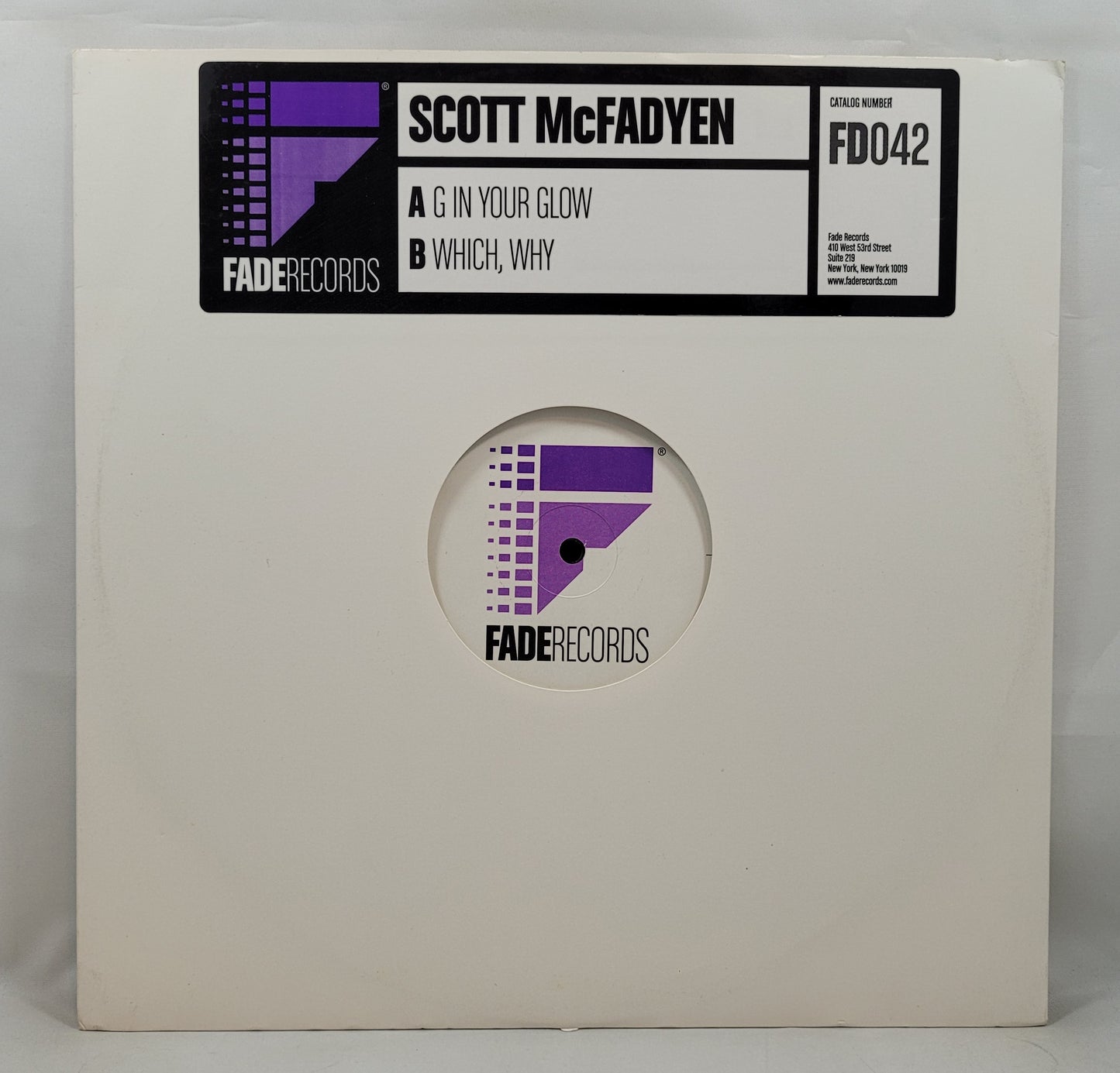 Scott McFadyen - G in Your Glow / Which, Why [Vinyl Record 12" Single]