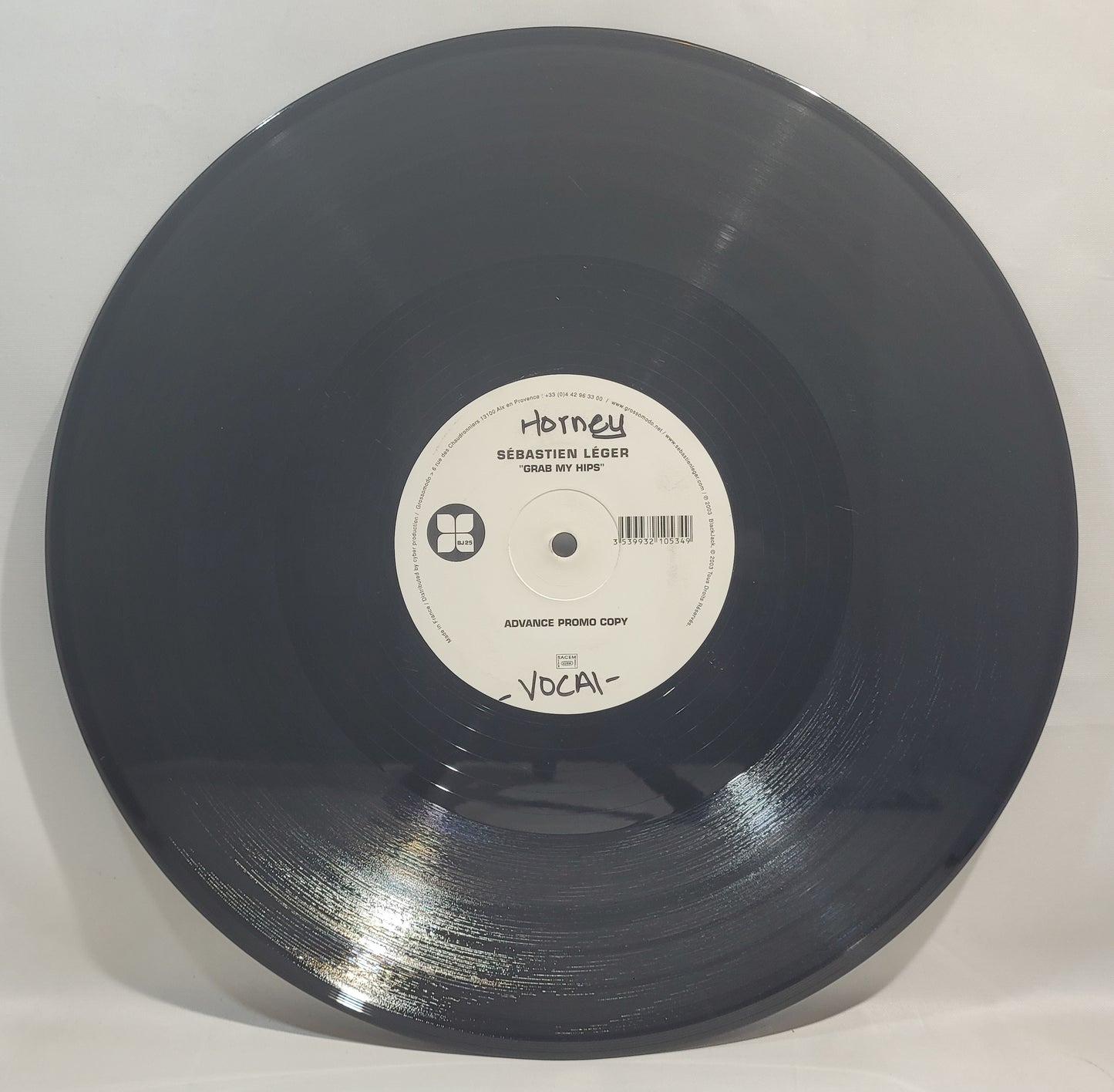 Sebastien Leger - Grab My Hips [Promo] [Vinyl Record 12" Single]