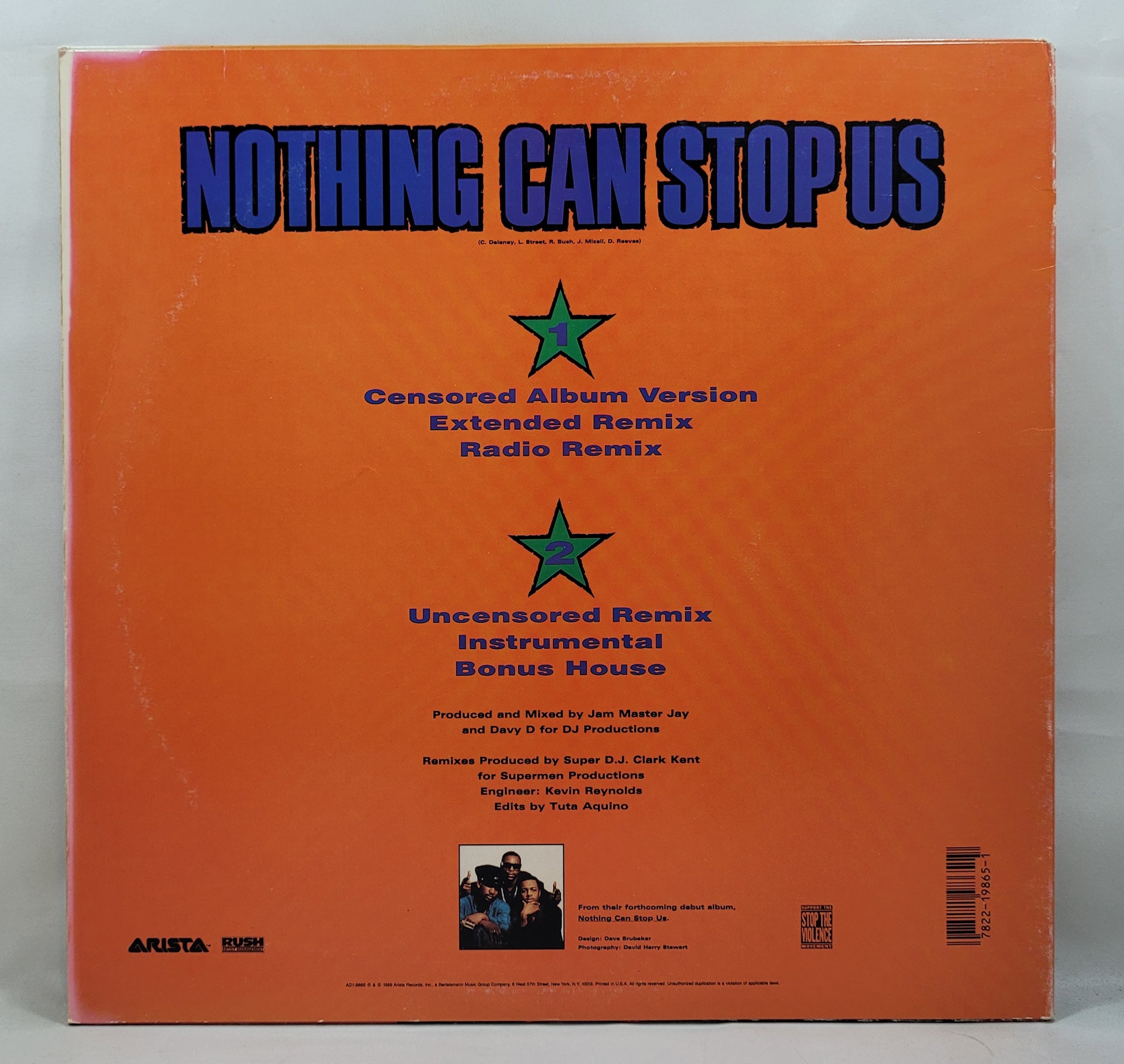 Serious-Lee-Fine - Nothing Can Stop Us [1989 Used Vinyl Record 12" Single]