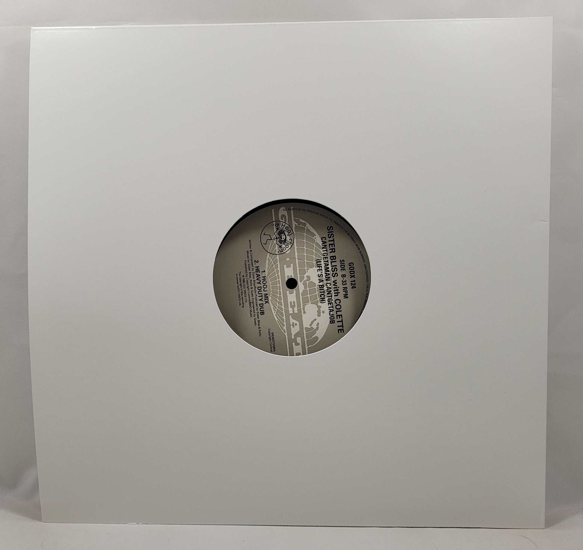 Sister Bliss with Colette - Cantgetaman, Cantgetajob (Life's a Bitch) [1994 Used Vinyl Record 12" Single]