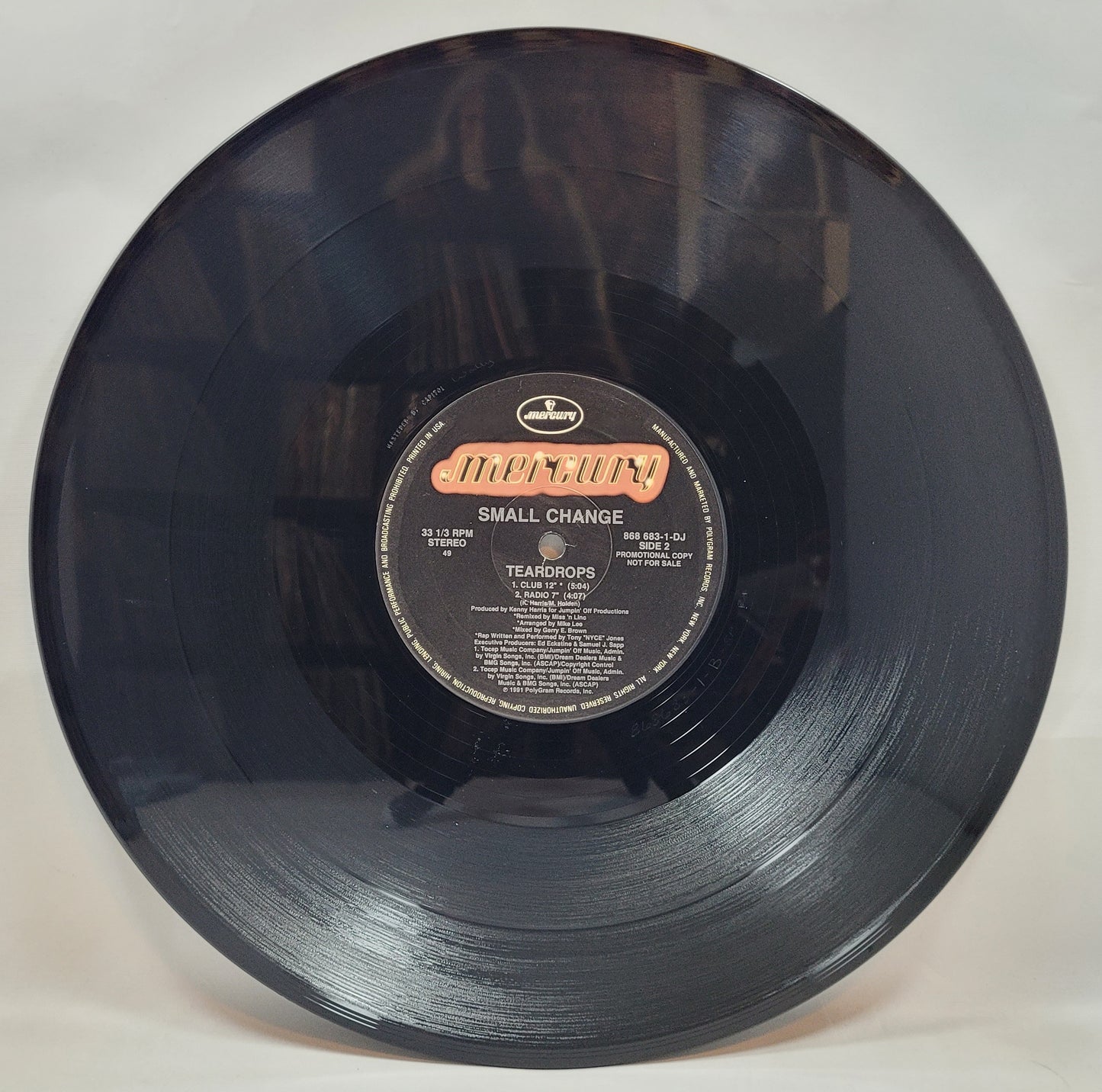 Small Changes - Teardrops [Promo] [Vinyl Record 12" Single]