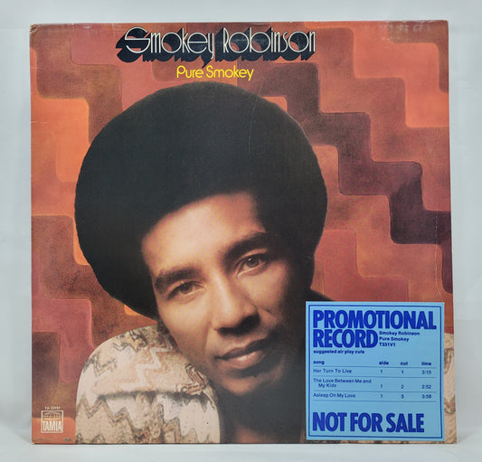 Smokey Robinson - Pure Smokey [1974 Promo] [Used Vinyl Record LP]