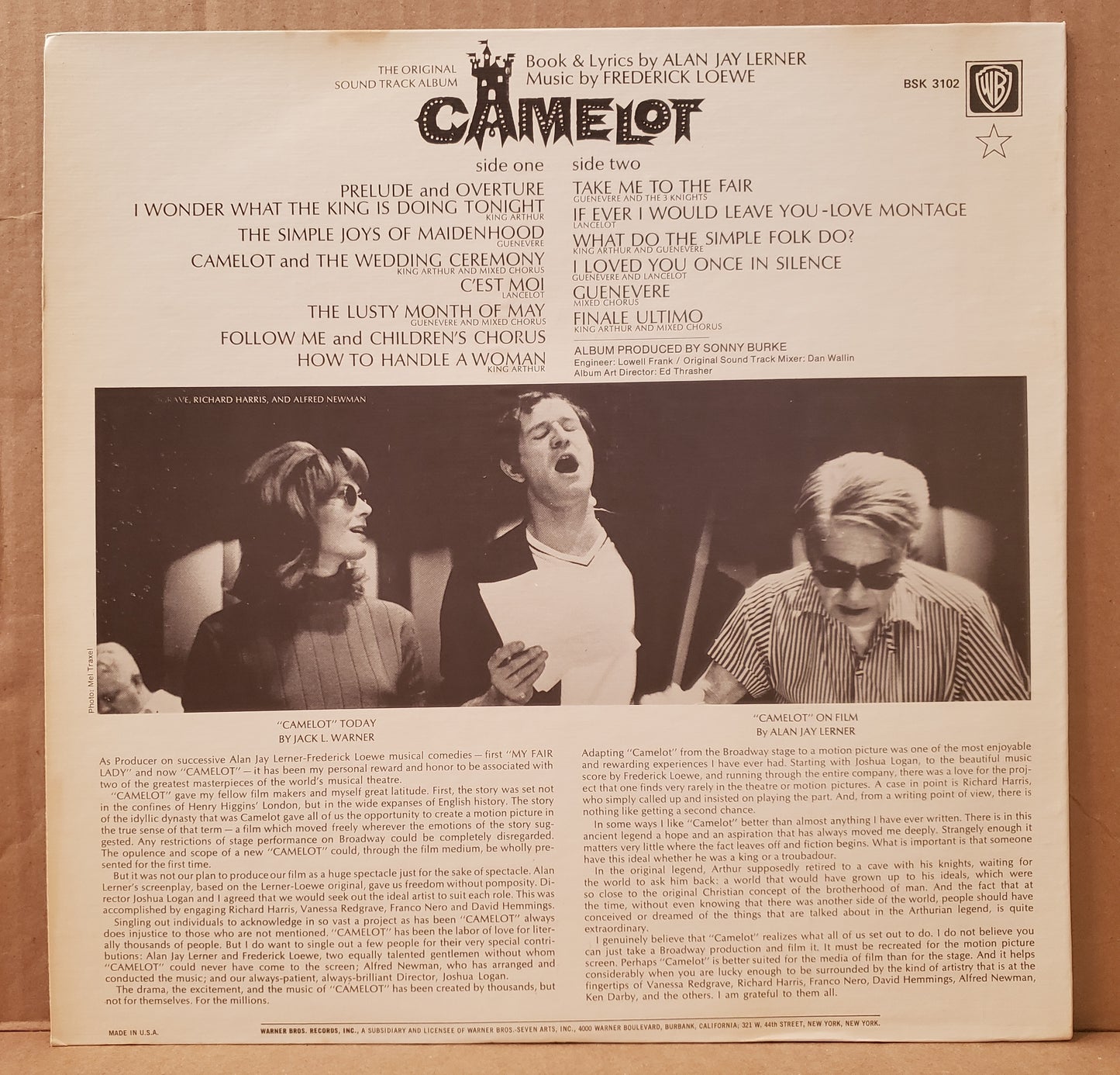 Soundtrack - Camelot [1977 Reissue Goldisc Pressing] [Used Vinyl Record LP] [B]