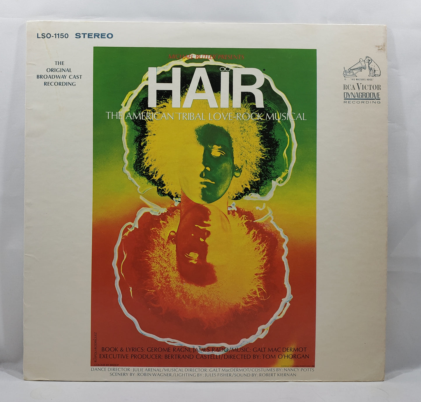 Soundtrack - Hair (The American Tribal Love-Rock Musical] [1968 Used Vinyl Record LP] [B]