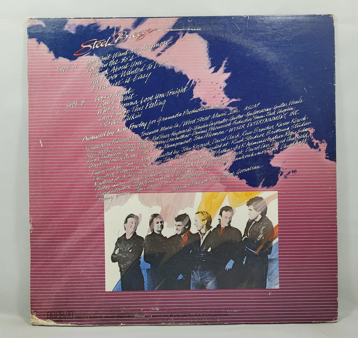 Steel Breeze - Steel Breeze [1982 Used Vinyl Record LP] [B]