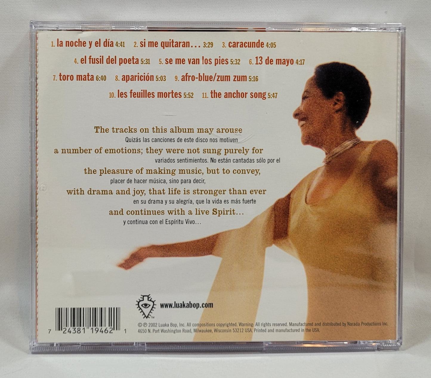 Susana Baca - Espiritu Vivo [CD]