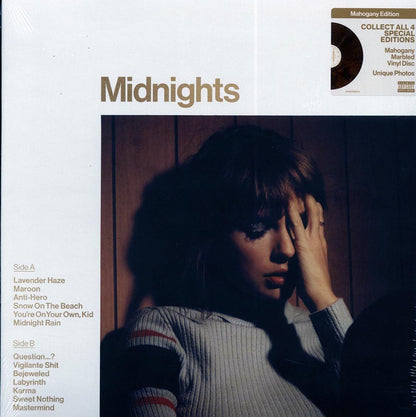 Taylor Swift - Midnights [2022 Mahogany Marbled] [New Vinyl Record LP]