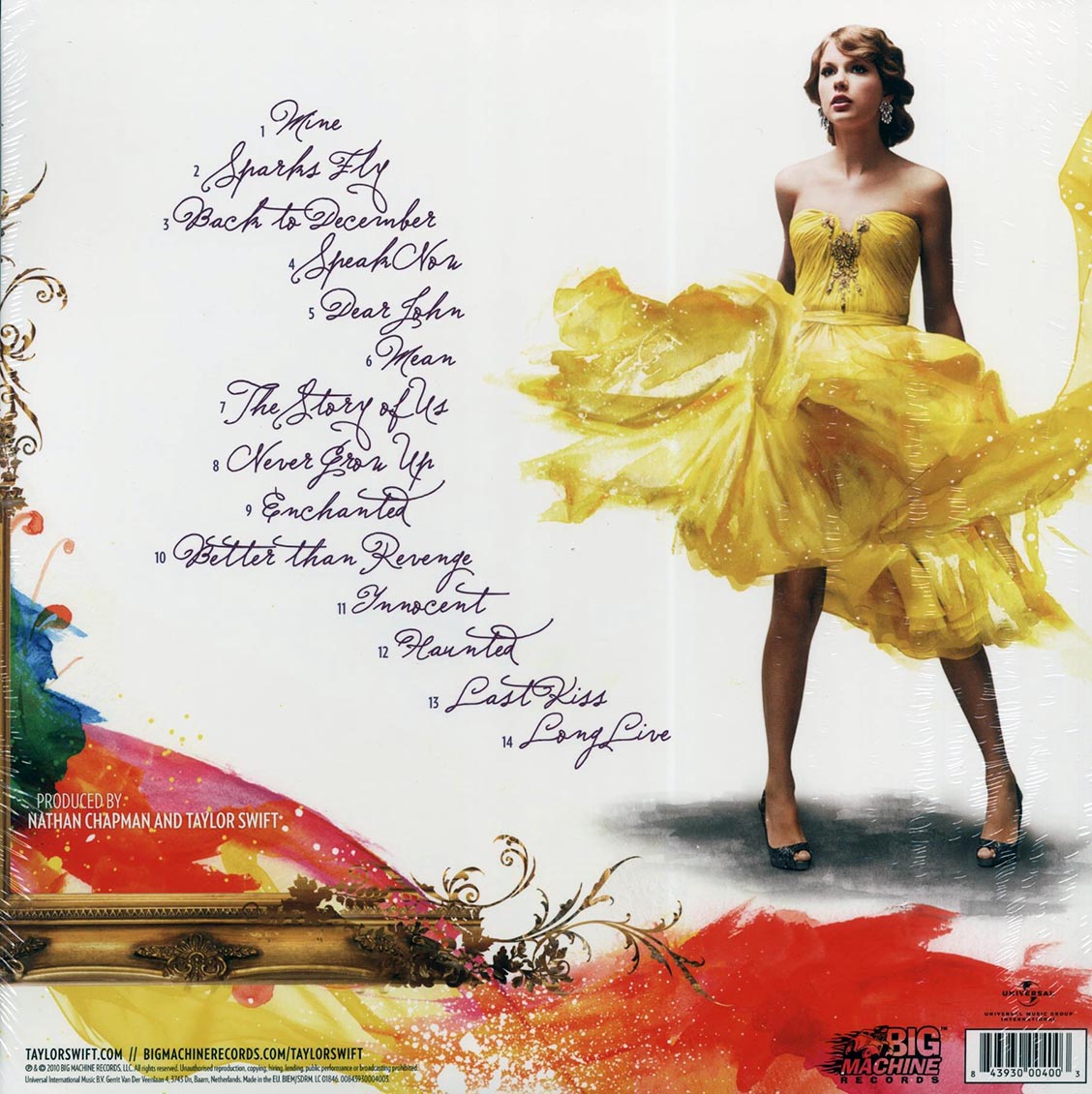 Taylor Swift - Speak Now [2010 180G] [New Double Vinyl Record LP]