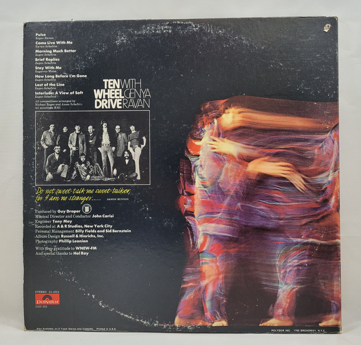 Ten Wheel Drive With Genya Raven - Brief Replies [1970 Used Vinyl Record LP]