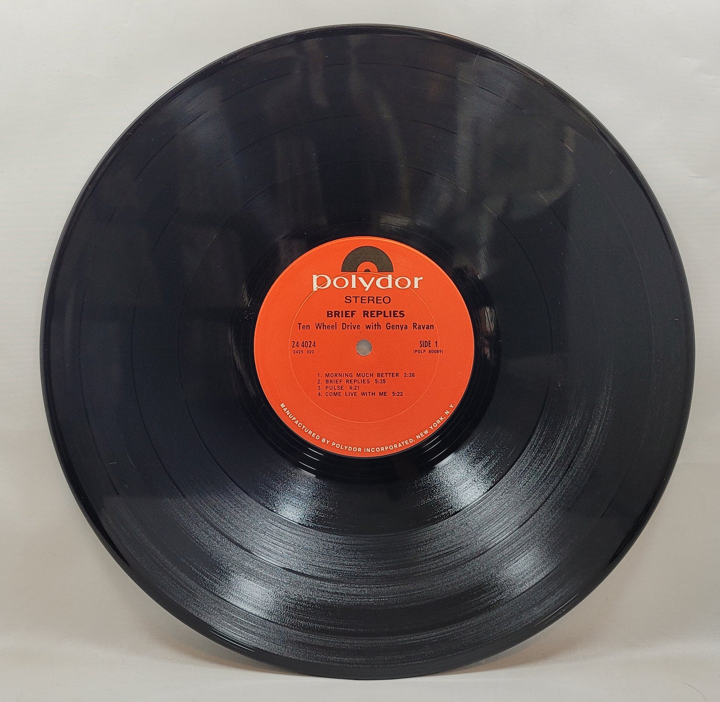 Ten Wheel Drive With Genya Raven - Brief Replies [1970 Used Vinyl Record LP]