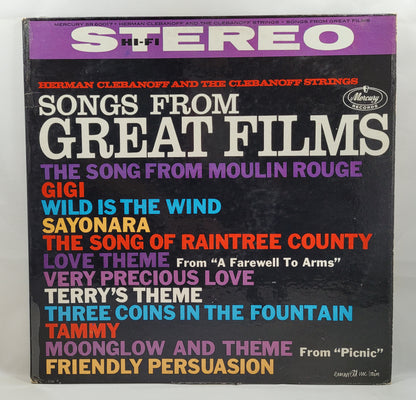 The Clebanoff Strings and Orchestra - Songs From Great Films [1959 Used Vinyl Record LP]