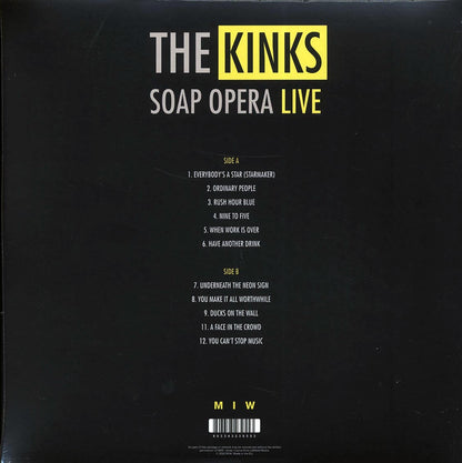 The Kinks - Soap Opera Live [2021 Unofficial] [New Vinyl Record LP]