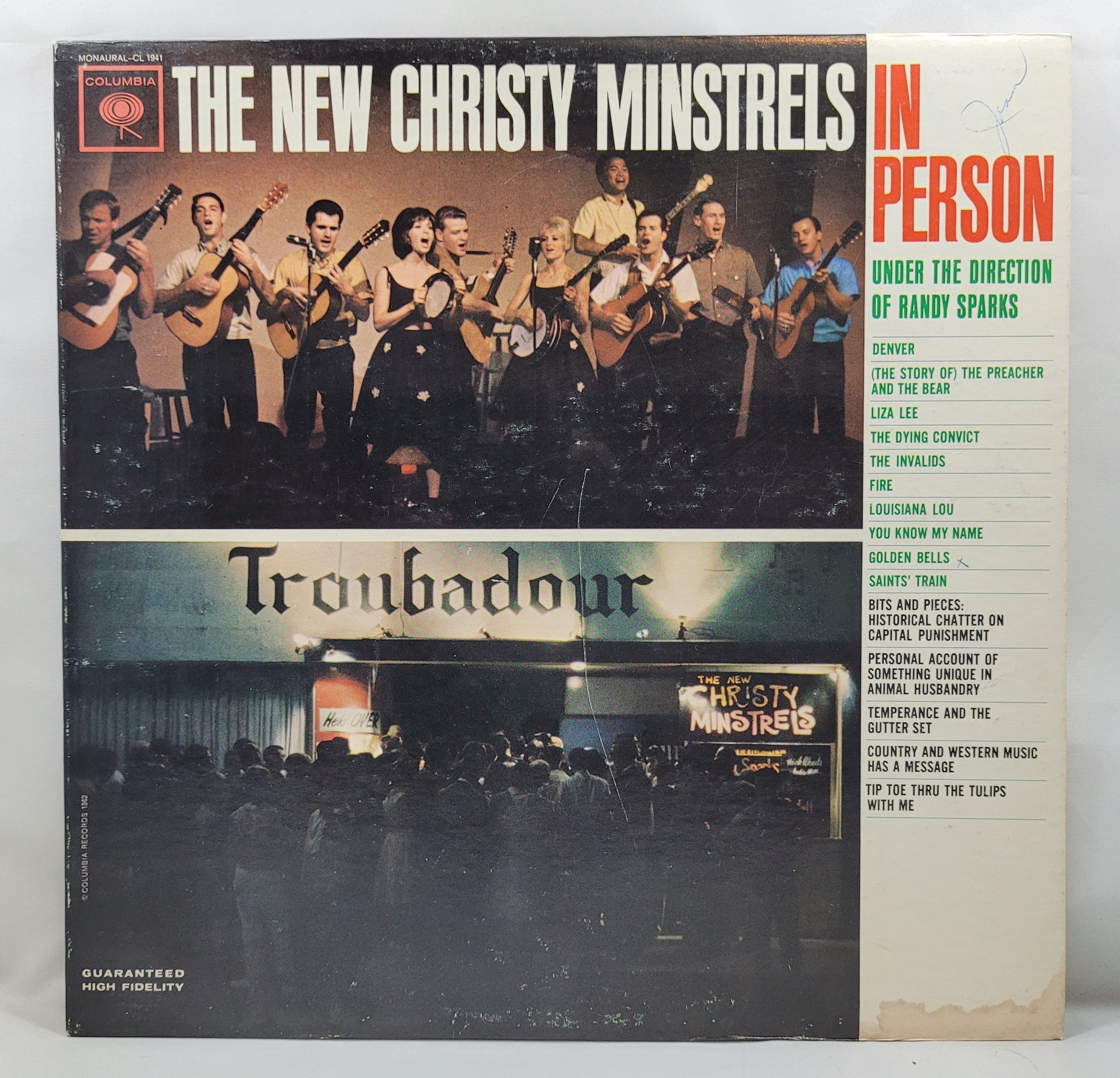 The New Christy Minstrels - In Person [1963 Mono] [Used Vinyl Record LP]