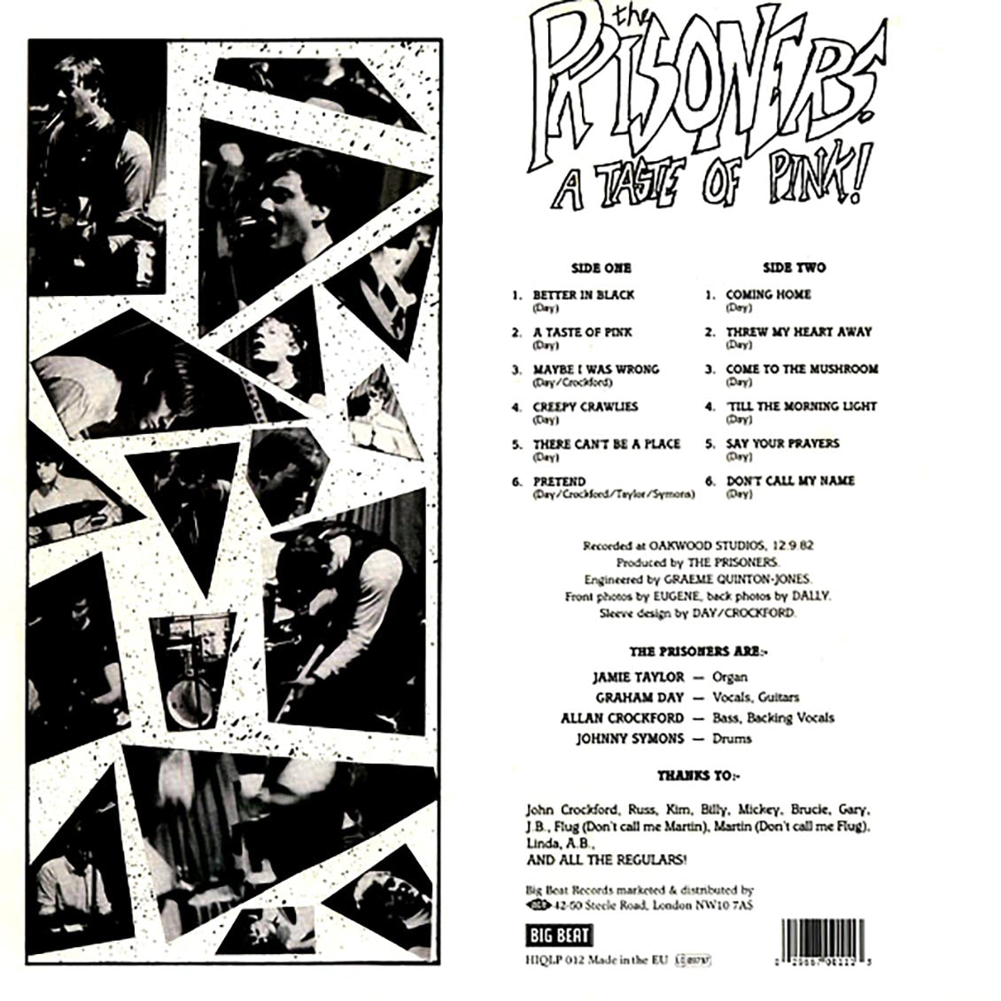 The Prisoners - A Taste of Pink! [2013 Reissue 180G Pink] [New Vinyl Record LP]