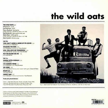 The Wild Oats - The Wild Oats [2016 Compilation] [New Vinyl Record 10" LP]