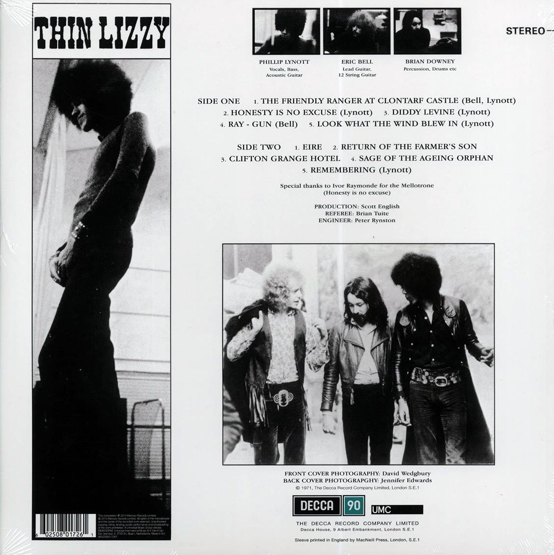 Thin Lizzy - Thin Lizzy [2019 Reissue 180G] [New Vinyl Record LP]