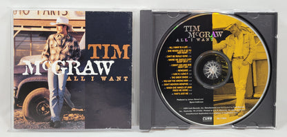 Tim McGraw - All I Want [1995 Used CD]