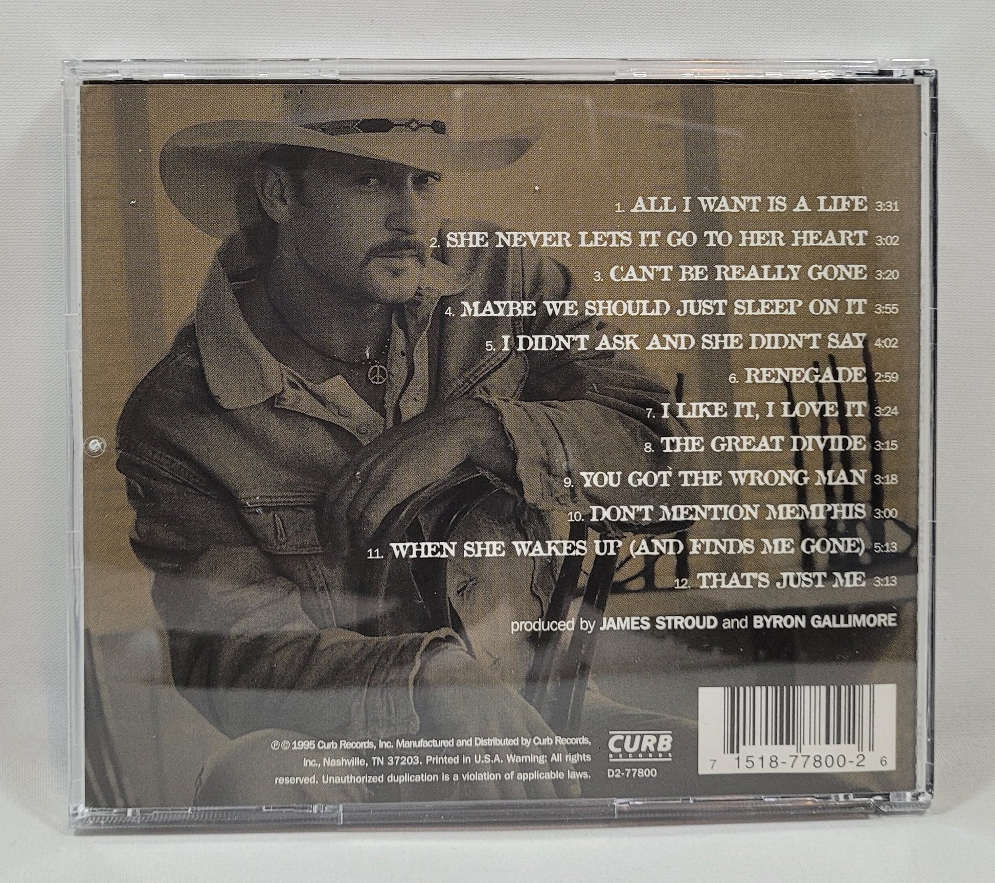 Tim McGraw - All I Want [1995 Used CD]