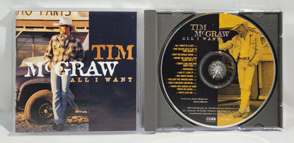 Tim McGraw - All I Want [1995 Used CD] [B]