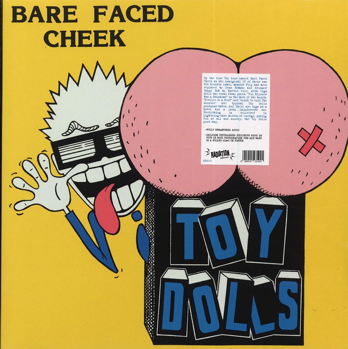 Toy Dolls - Bare Faced Cheek [2021 Reissue Remastered] [New Vinyl Record LP]