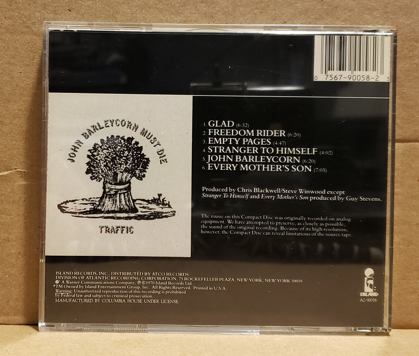 Traffic - John Barleycorn Must Die [Club Edition] [Used CD]